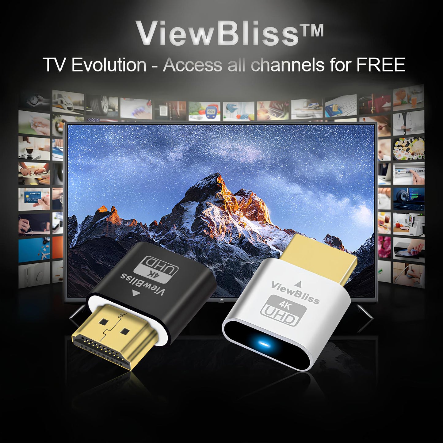 📺ViewBliss™ TV Streaming Device - Access All Channels for Free - No Monthly Fee
